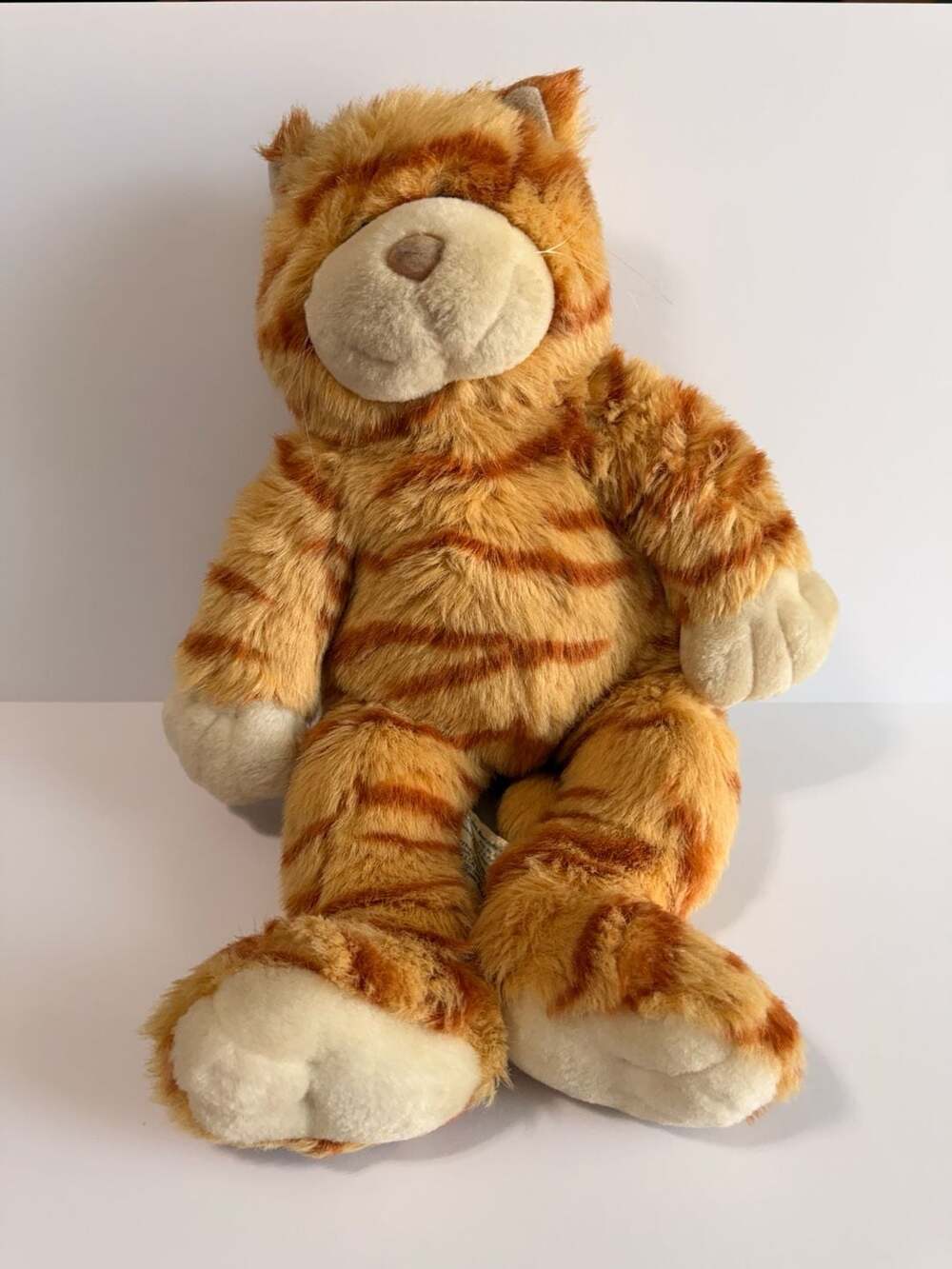 Build-A-Bear Workshop Orange Striped Tabby Cat Plush Stuffed Animal